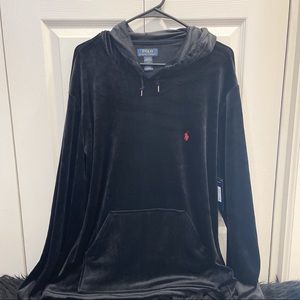 L | Polo Ralph Lauren Velour Sleepwear Hoodie
